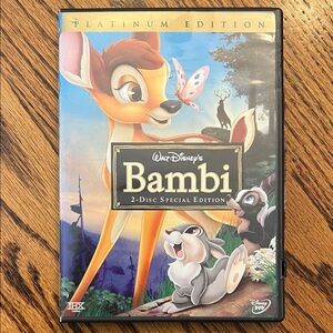 Disney Bambi Special Edition 2-disc DVD Movie Kids Classics Children Animation
